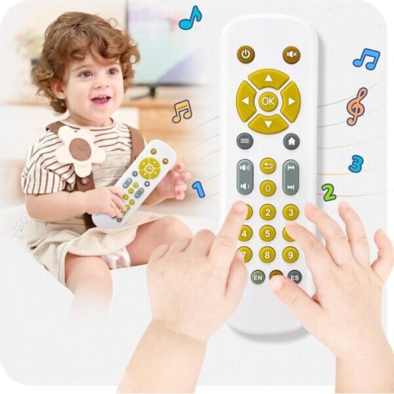 Interactive Baby TV Remote Control Toy - Enhance Learning Fun
