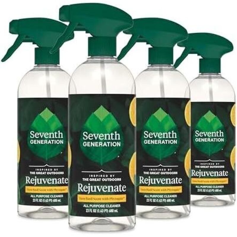 Seventh Generation Rejuvenate All-Purpose Cleaner - 23 oz x 4 Bottles, 48% OFF