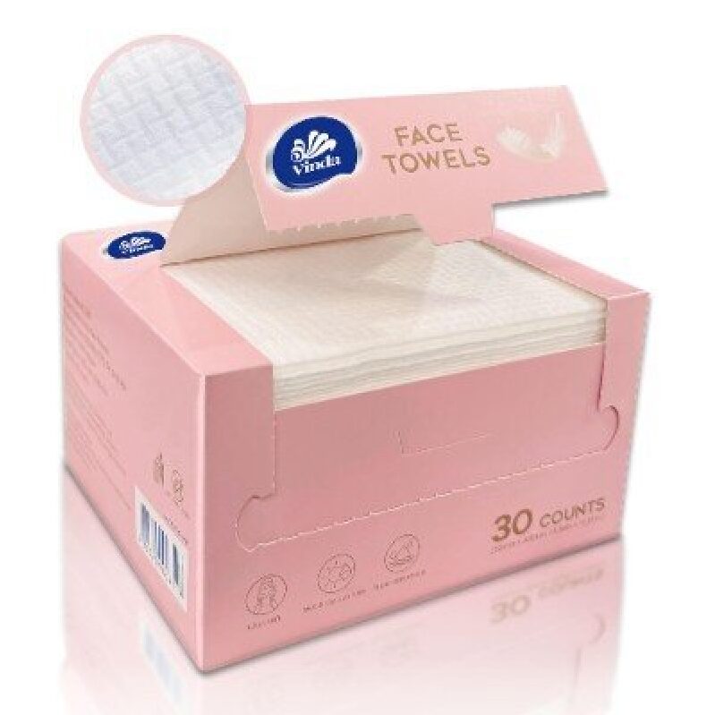 High-Quality Vinda Disposable Face Towels - 30 Counts