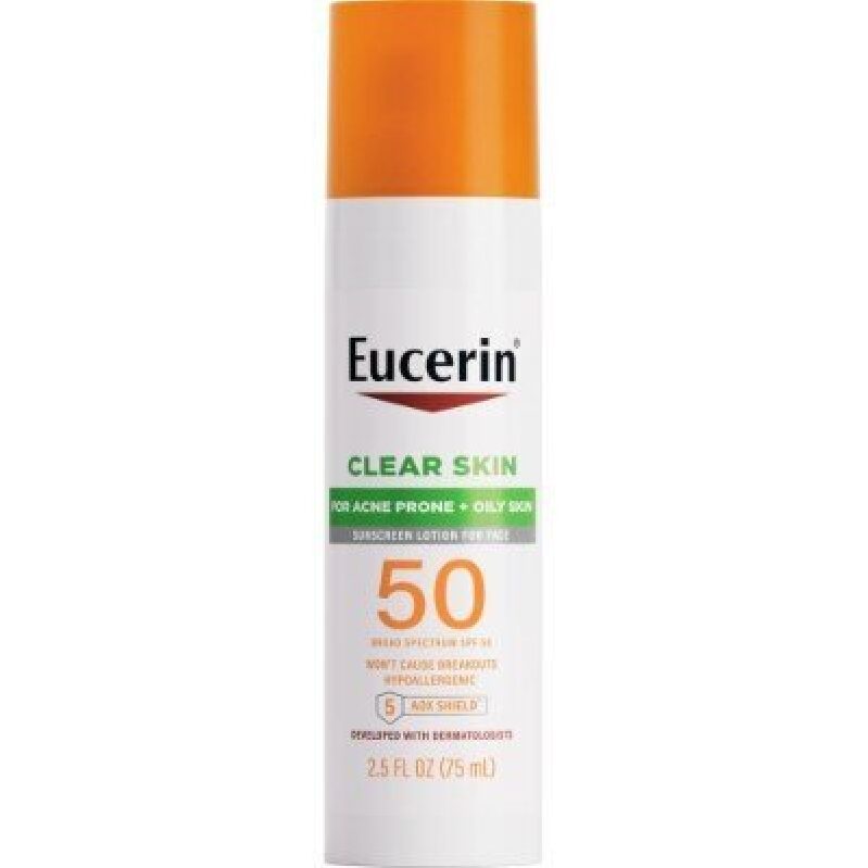 Eucerin Clear Skin Sunscreen Lotion SPF 50 for Face
