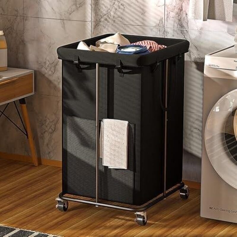 50% Off 155L Oxford Cloth Laundry Hamper - Rolling Laundry Basket
