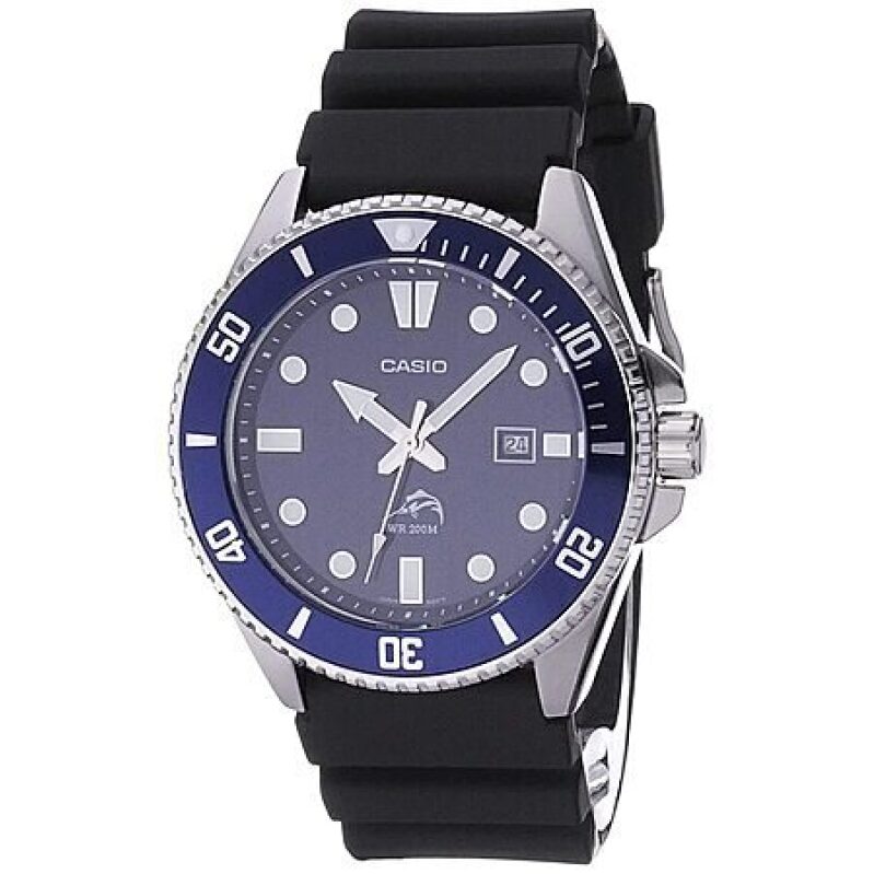 Casio MDV106 Unisex Analog Watch - Blue Dive Watch