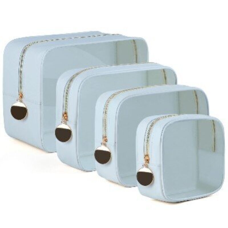 Elegant Transparent Storage Set - 4-Piece Organizer