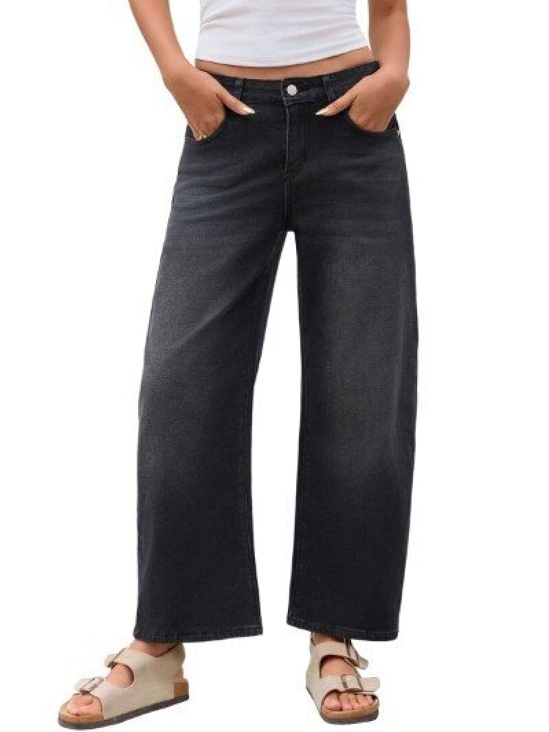 PEIHOT Women's Mid-Rise Loose Fit Denim Jeans