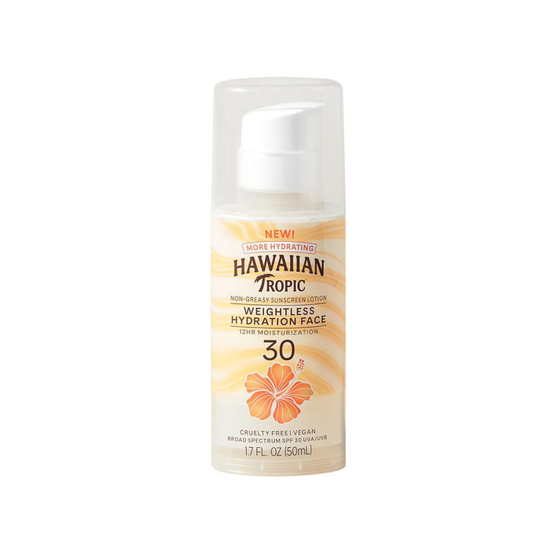 Hawaiian Tropic SPF 30 Face Sunscreen - Lightweight Hydration