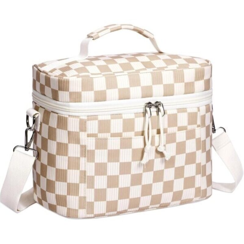 HowFly Women's Corduroy Insulated Lunch Bag - Stylish and Functional