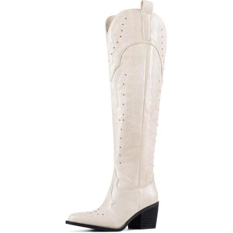 Women's Embroidered Cowboy Boots - 69% Discount