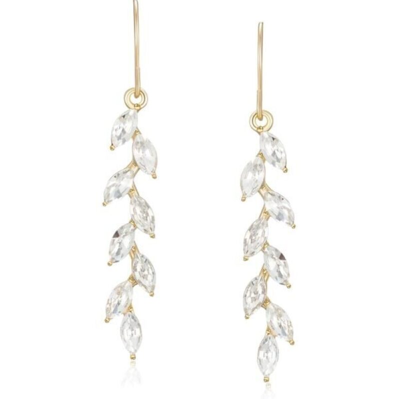 Elegant Marquise Rhinestone Dangle Earrings - 64% Off