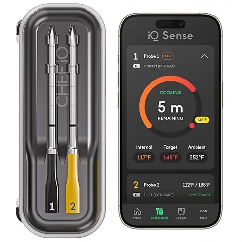 CHEF iQ Sense Smart Wireless Meat Thermometer | Precision Cooking Made Easy