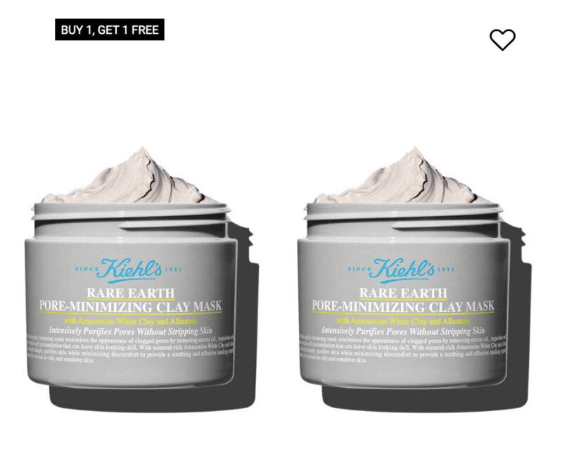 Kiehl's Rare Earth Pore-Minimizing Clay Mask 125ml - Buy 1, Get 1 Free