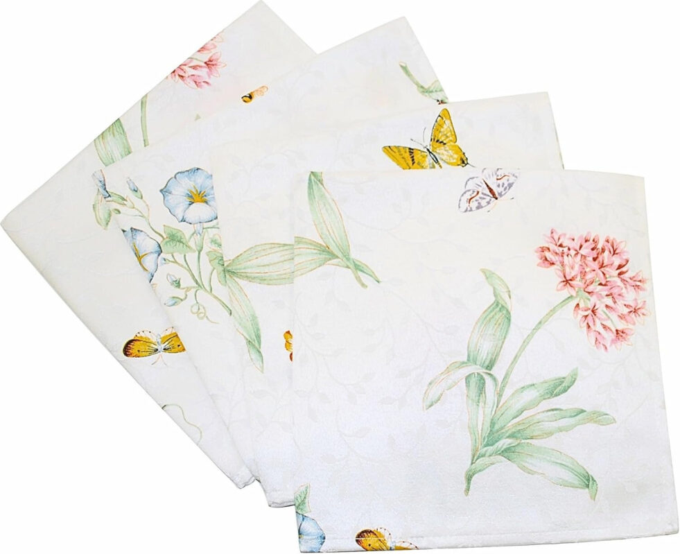 Elegant Butterfly Garden Napkin Set - Prime Deal