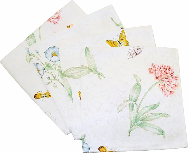 Elegant Butterfly Garden Napkin Set - Prime Deal