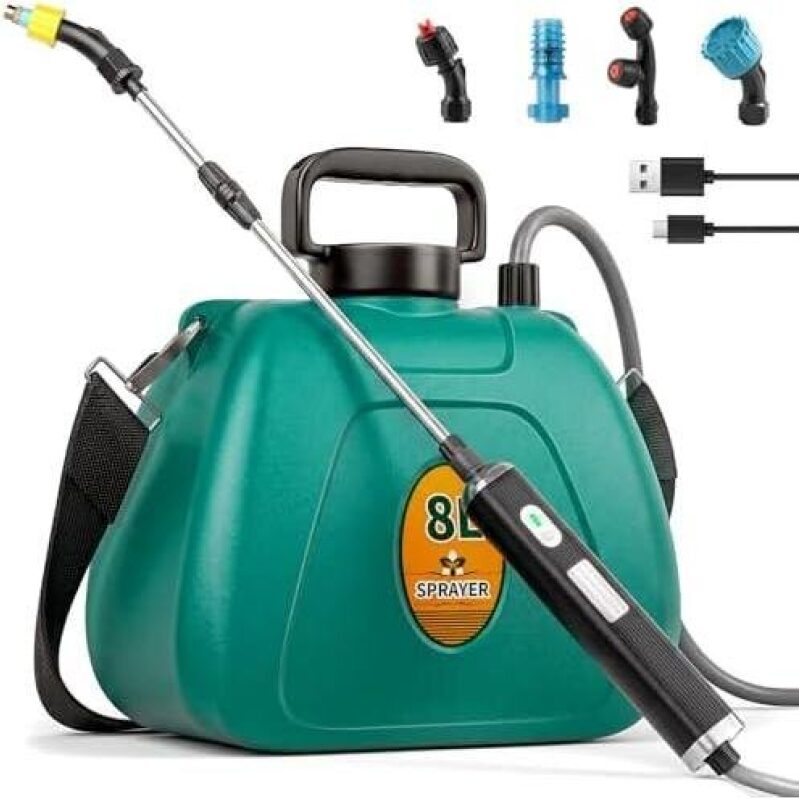 Battery Powered Garden Sprayer 2 Gallon, 50% OFF