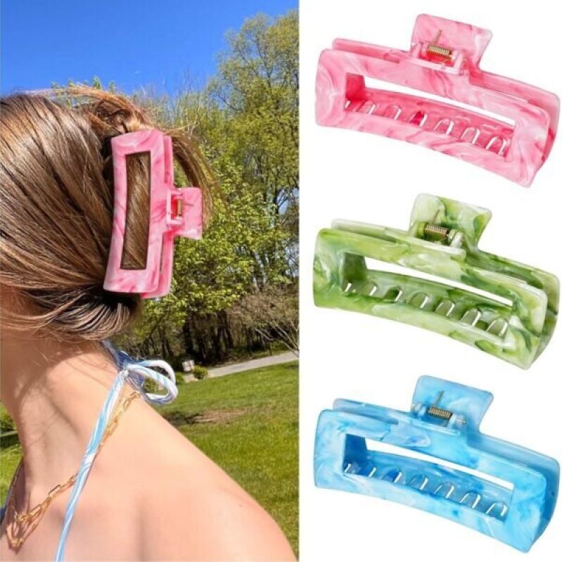 SHINLEA 3Pcs Non-Slip Hair Claw Clips for Women - 50% Off