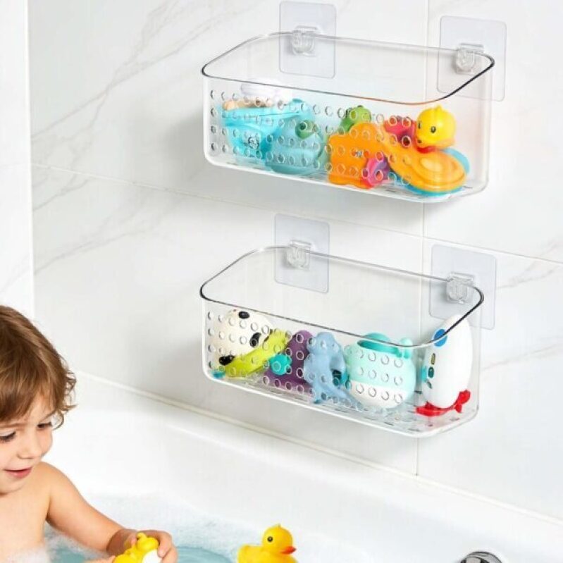 Eunion Bath Toy Storage 2 Packs - Large Bath Toy Holder
