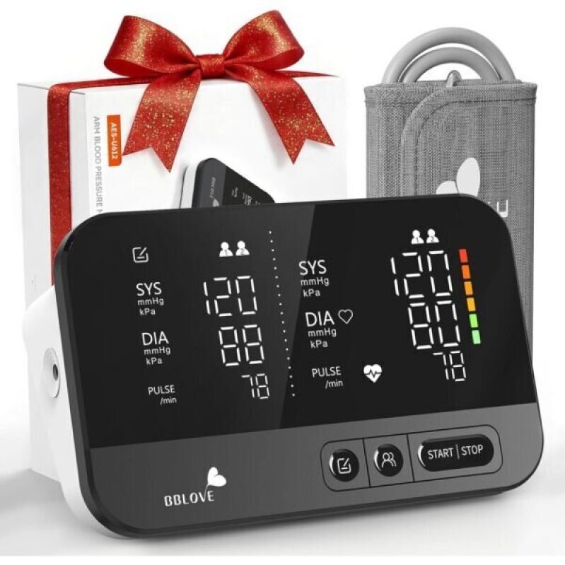 Clinical Accurate Blood Pressure Monitor for Home Use - Dual-Screen, FSA&HSA Eligible