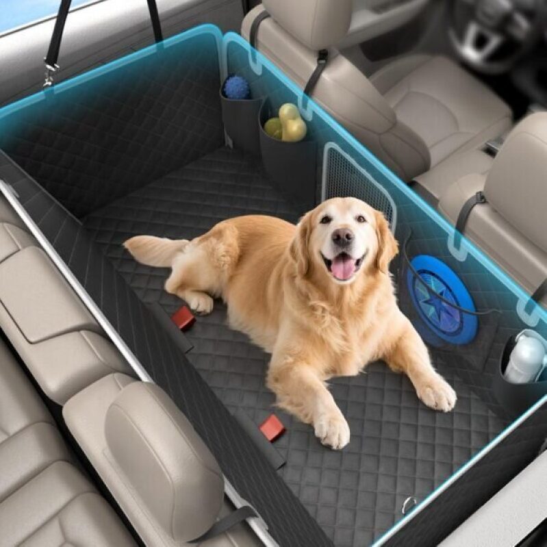 PetPurrio Dog Car Seat Cover for Back Seat