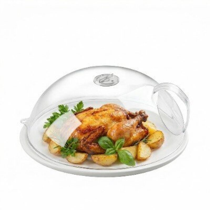 Transparent Microwave Cover - Ideal for Kitchen Use