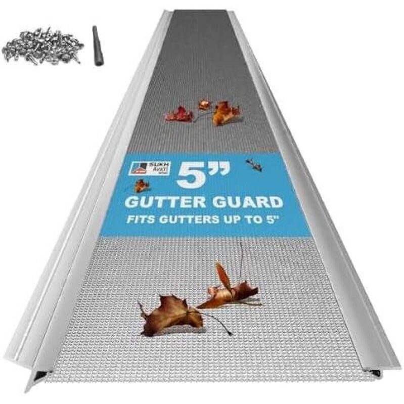 SmartPitch Stainless Steel Gutter Guard Kit - 74% Off