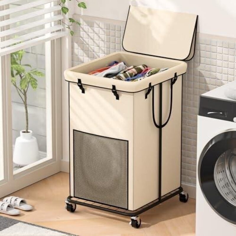 Large Capacity Laundry Hamper with Cover - 50% Off