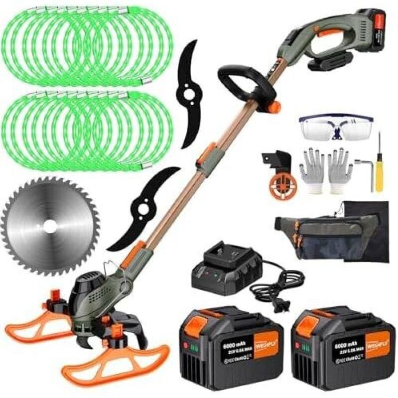 Powerful 4-in-1 Cordless Grass Trimmer & Hedge Cutter - 75% Discount