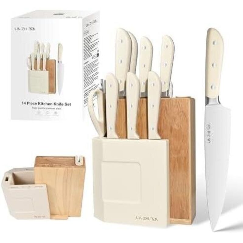14-Piece High-Quality Kitchen Knife Set - Unbeatable Deal