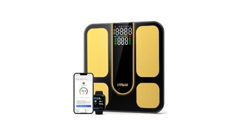 LVPIMAN Professional Smart Scale - Track 25 Body Metrics with Precision