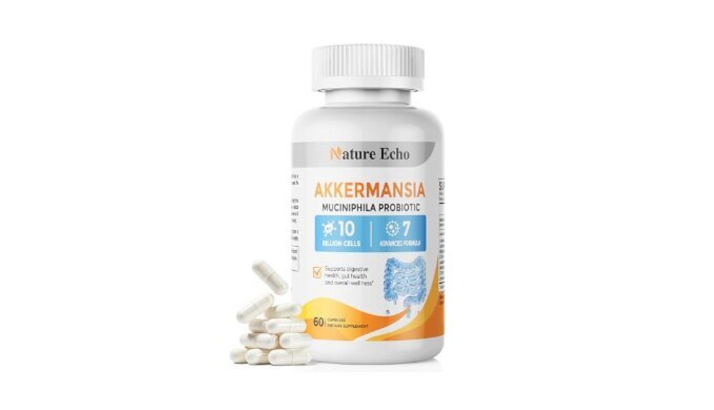 Nature Echo Akkermansia Probiotic Supplement - 10 Billion Cells for Gut Health