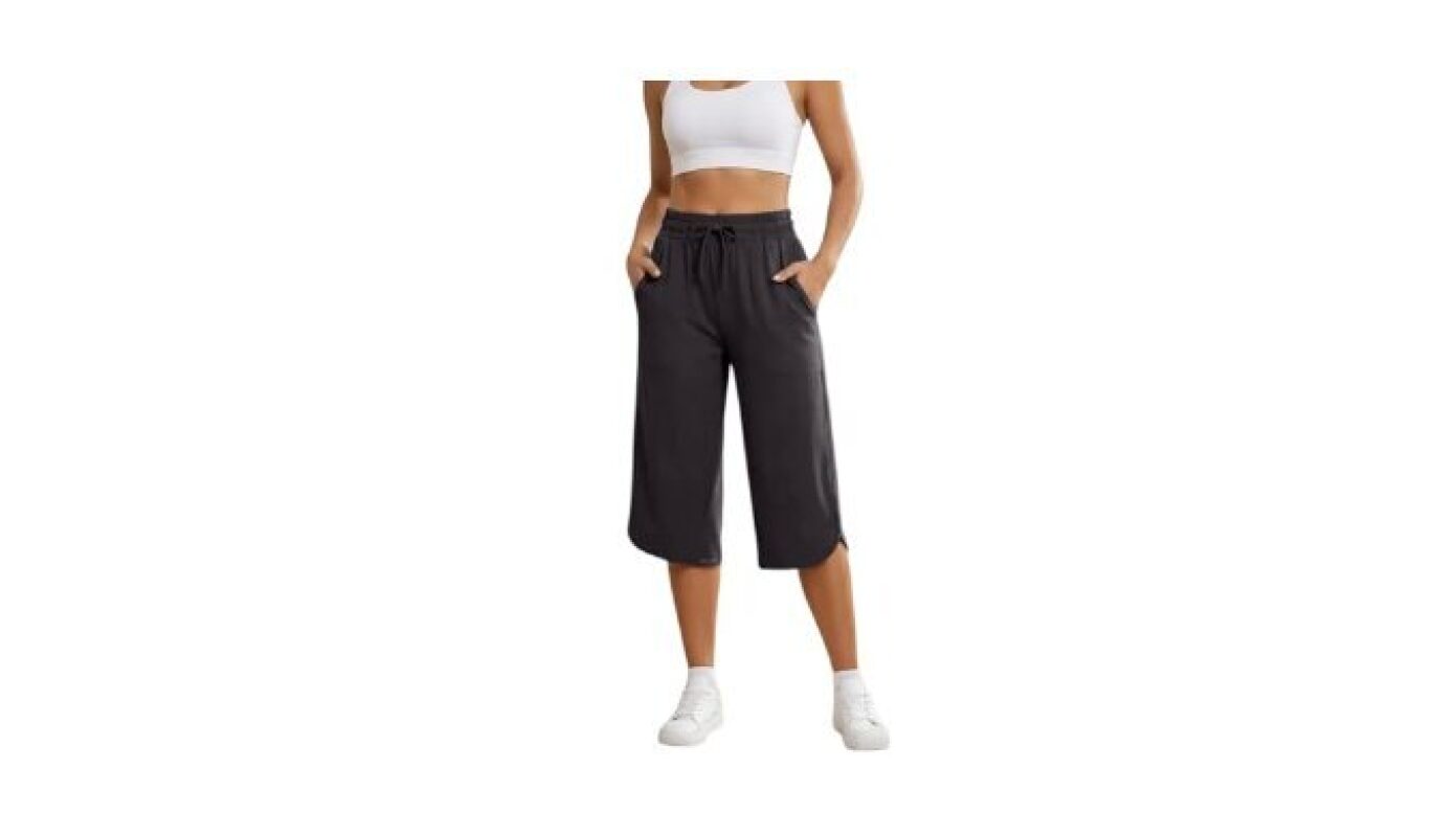Gaimolis Drawstring Capri Pants for Women: Versatile Casual Wide Leg Pants