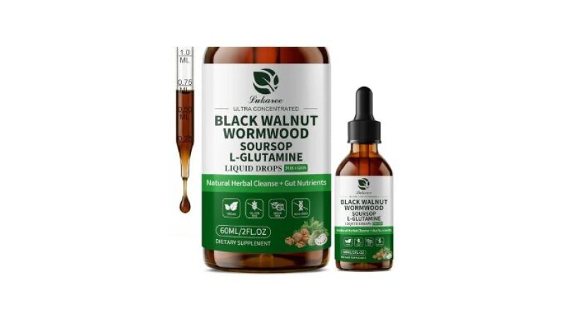 Lukaree 2-Pack Wormwood Black Walnut Soursop Cleanse - Natural Herbal Detox