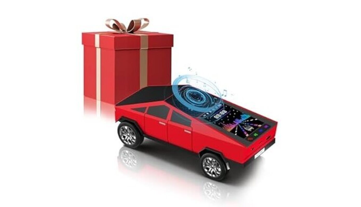 Cybertruck Bluetooth Speaker for Car - High-Quality Sound on the Go