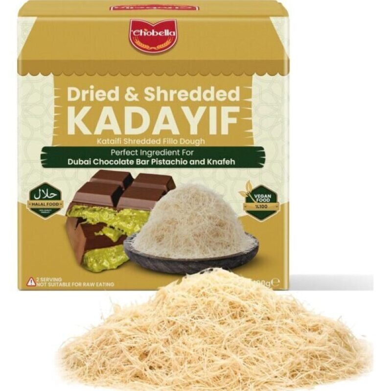 Premium Kataifi Shredded Fillo Dough - Essential for Dubai Pistachio Chocolate Bar & Knafeh