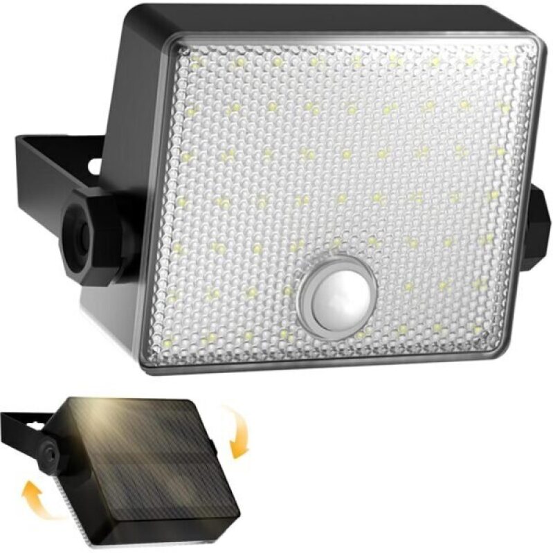 HAARAY Solar Motion Sensor Lights - 1500LM Outdoor Security Wall Lights with 3 Modes, 50% OFF
