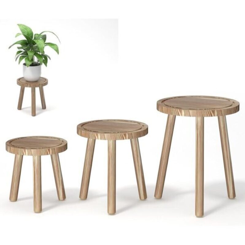 Elegant Wooden Plant Stands - Save 40%