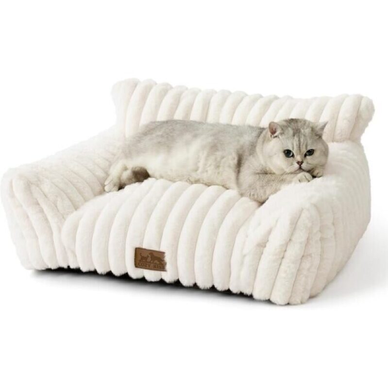 Luxurious Fluffy Sofa for Cats and Small Dogs - 48% Off