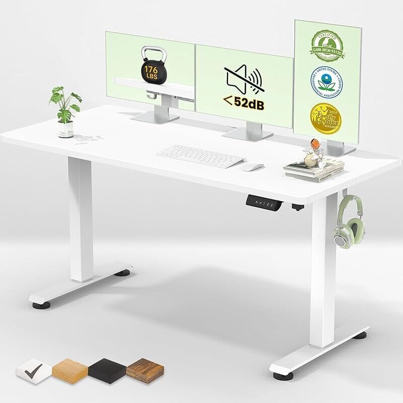 Veken 55 Inch Electric Standing Desk - Versatile Height Adjustment