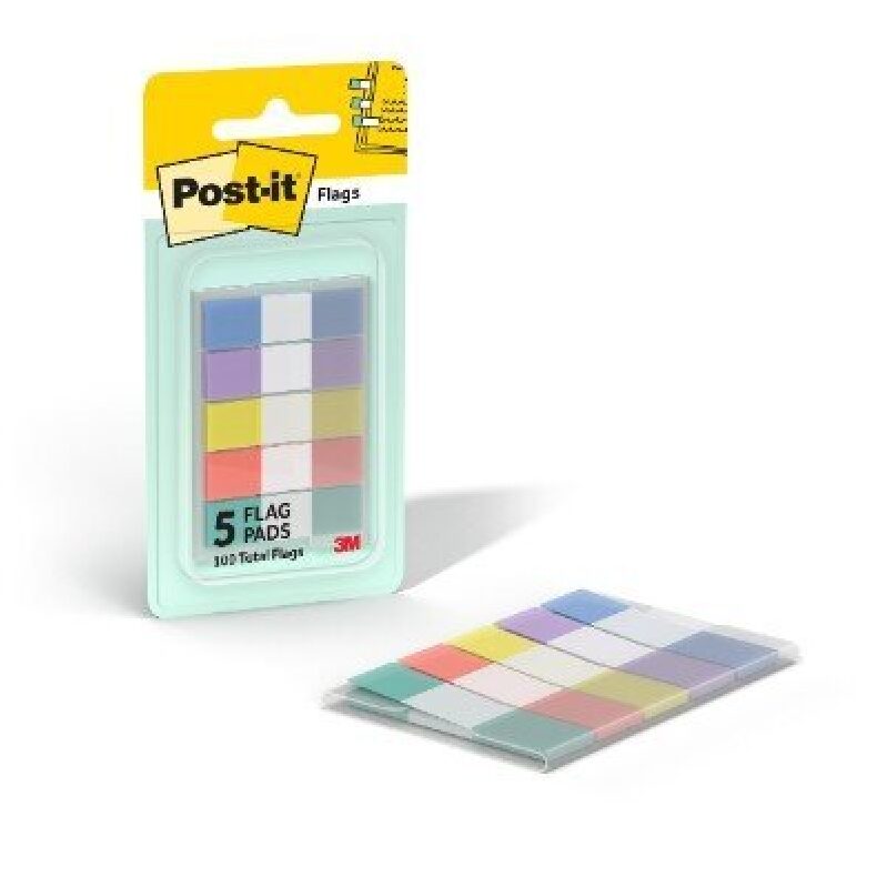 Multicolor Post-it Flags: 100 Sheets for Organized Efficiency