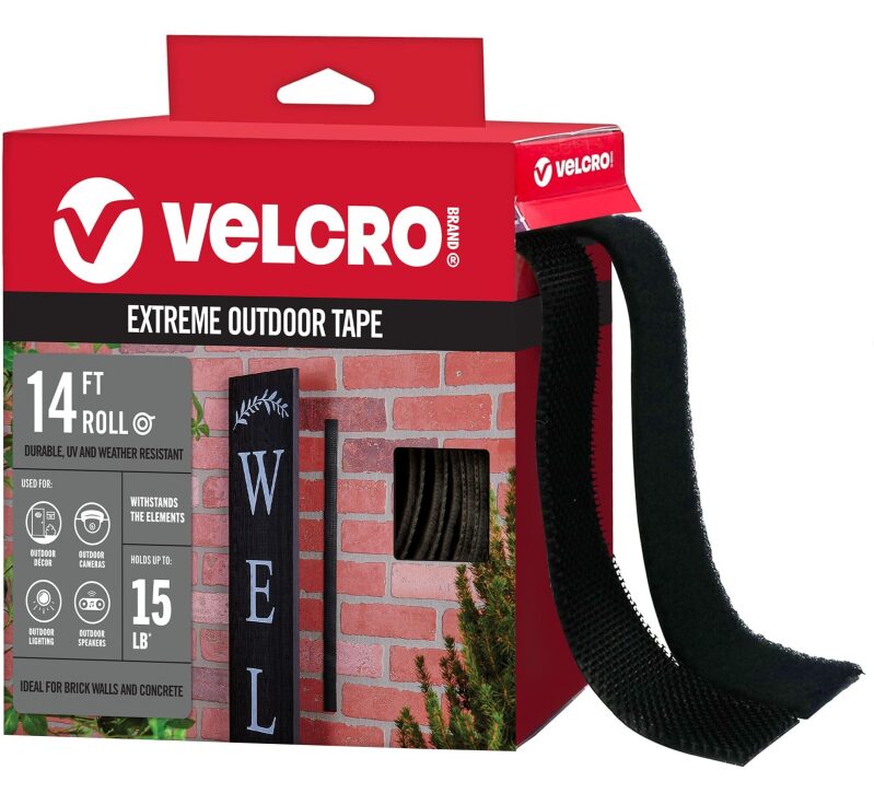 Velcro Extreme Outdoor Double Sided Mounting Tape 14ft Roll