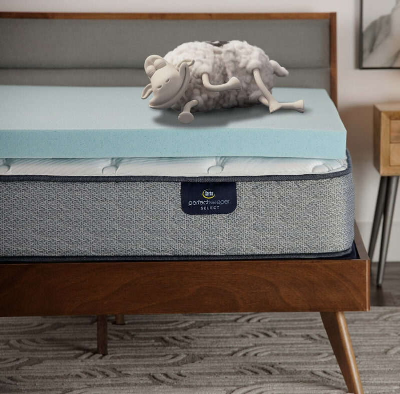 Serta Cooling Memory Foam Mattress Topper - Twin XL Size