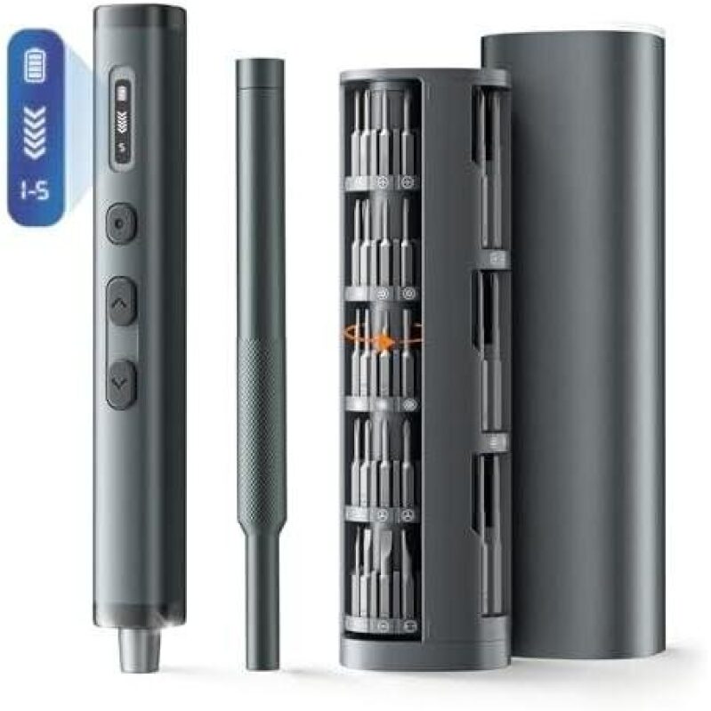 80-Piece Mini Electric Screwdriver Set with Storage Case - 50% OFF