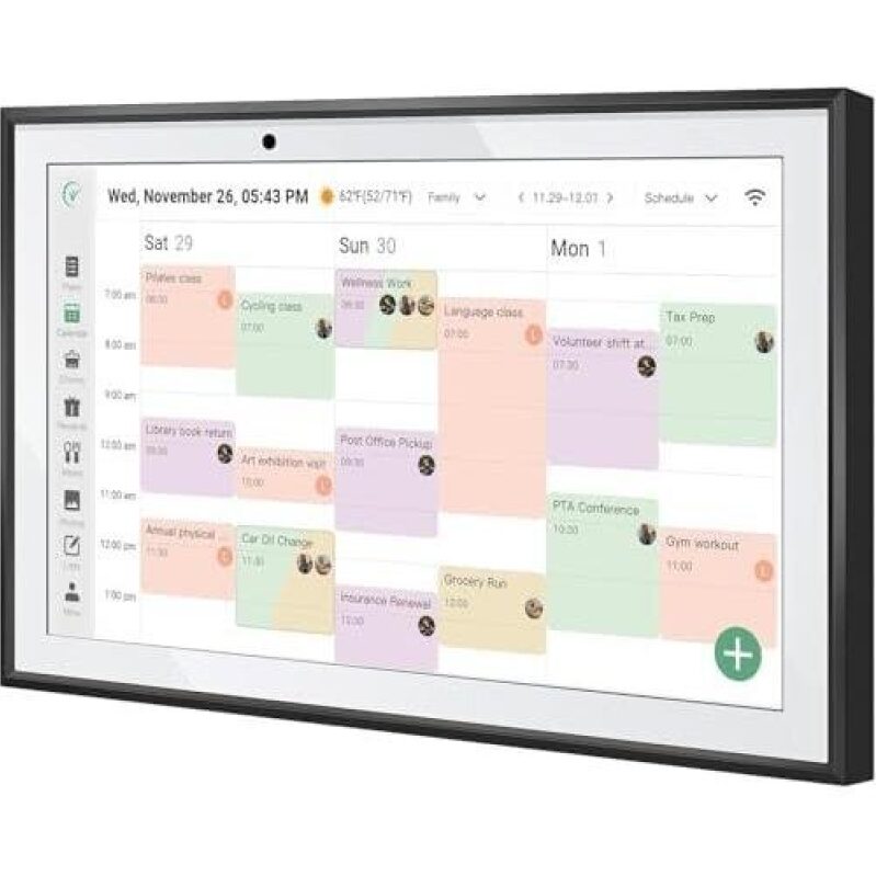 10.1 Inch WiFi Smart Touchscreen Family Planner Calendar - 50% OFF