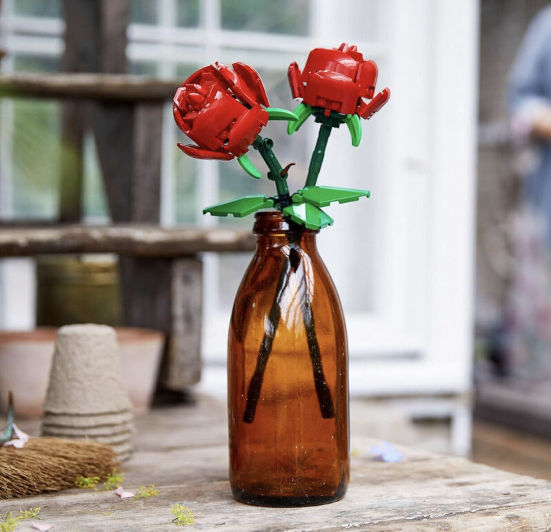 LEGO Rose Bouquet Brick Set - Prime Exclusive