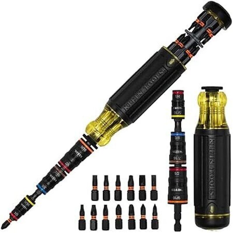 Klein Tools 20-in-1 Multi-Bit Impact Rated Sockets & Screwdriver Tool