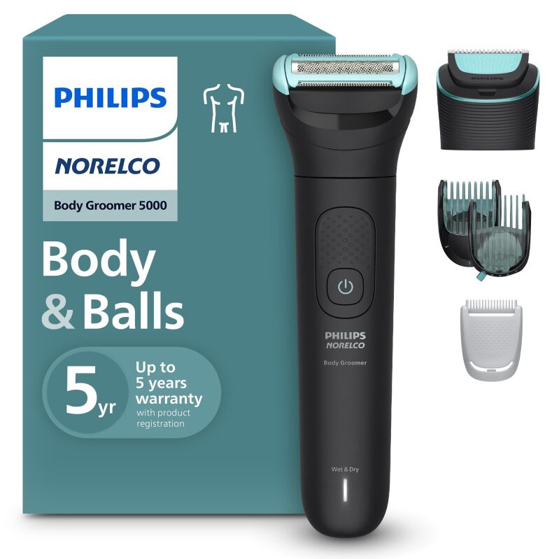 Philips Norelco Body Groomer 5000 Series Trimmer for Men