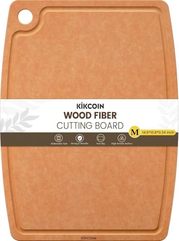 Kikcoin Wood Fiber Cutting Board - Deal Focused
