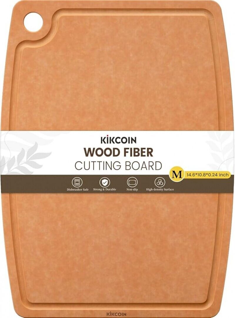 Kikcoin Wood Fiber Cutting Board - Deal Focused