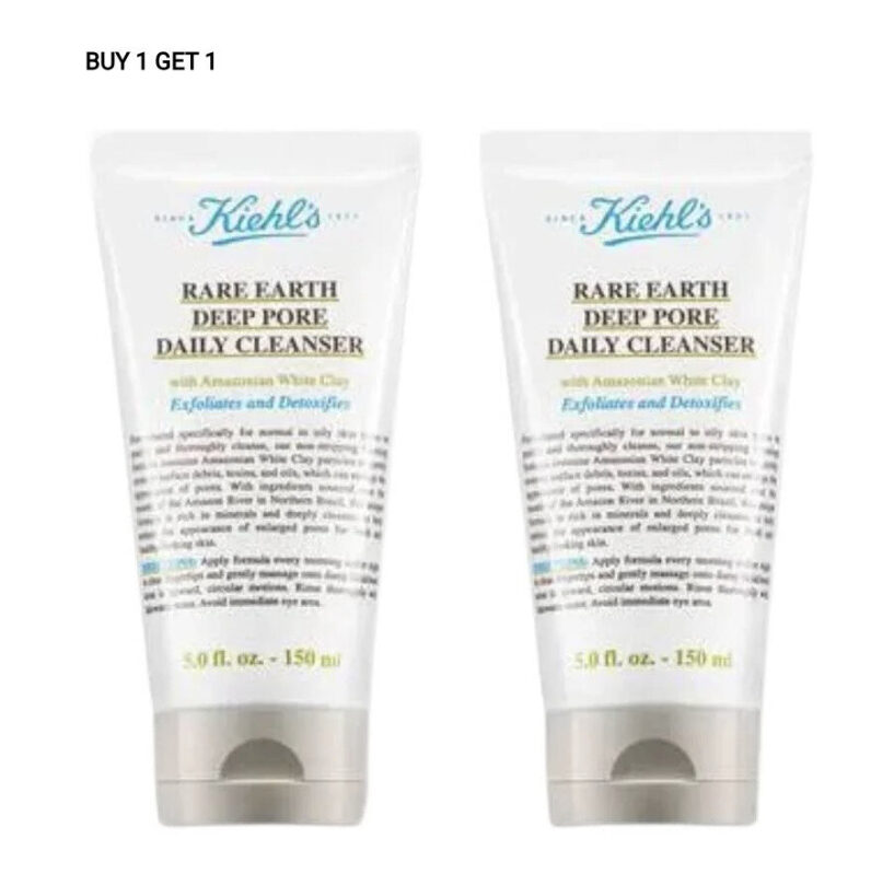 Kiehl's Rare Earth Deep Pore Daily Cleanser - Buy 1 Get 1 Free!