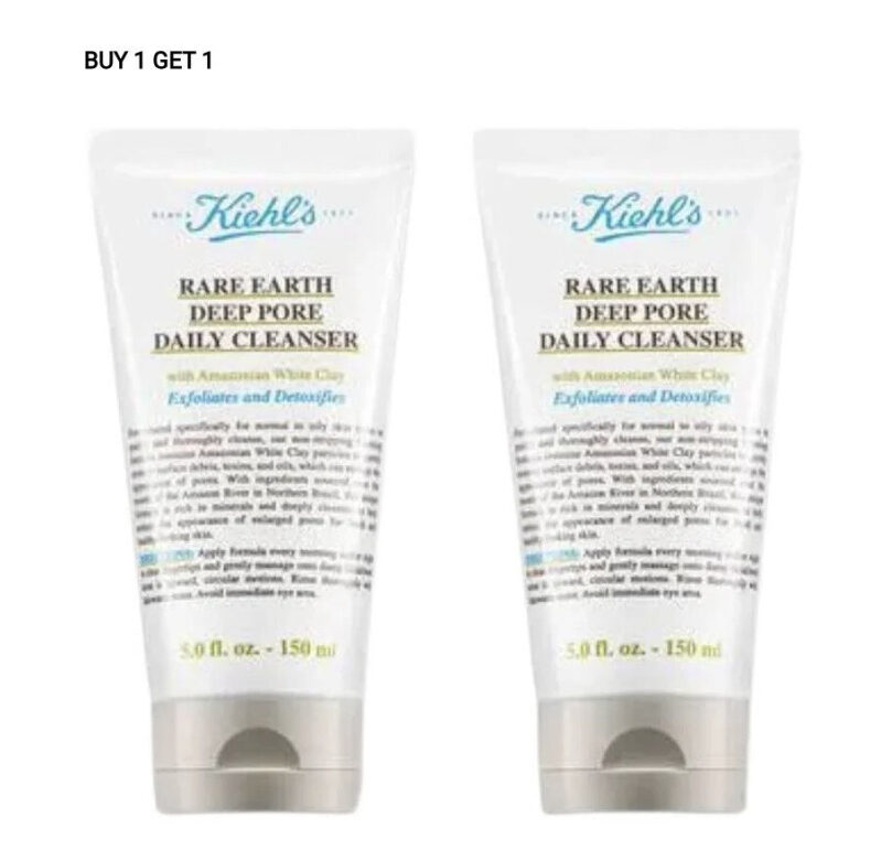 Kiehl's Rare Earth Deep Pore Daily Cleanser - Buy 1 Get 1 Free!