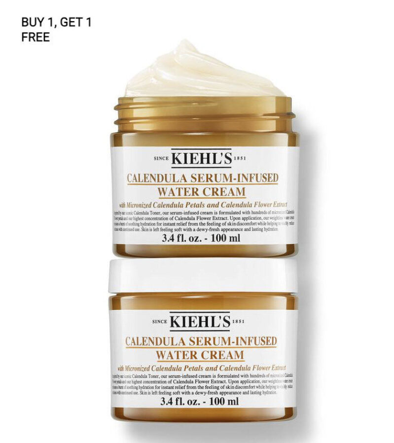 Kiehl's Calendula Serum-Infused Water Cream - 100ml x 2