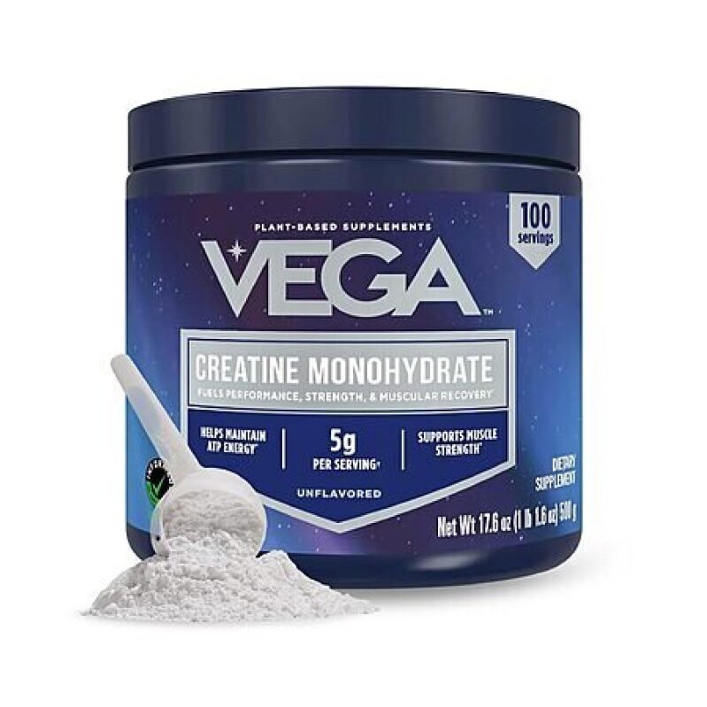 Vega Micronized Creatine Monohydrate - Unflavored - 17.6 Oz